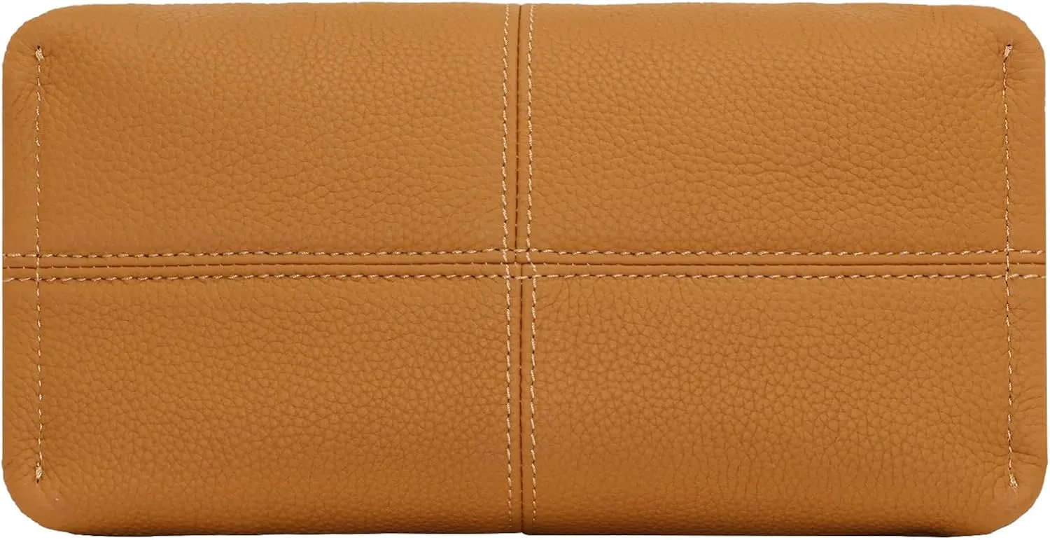 Genuine Leather Retro Shoulder Crossbody Bag for Women, Chic Dumpling Bag and Cute Cloud Handbag for Women