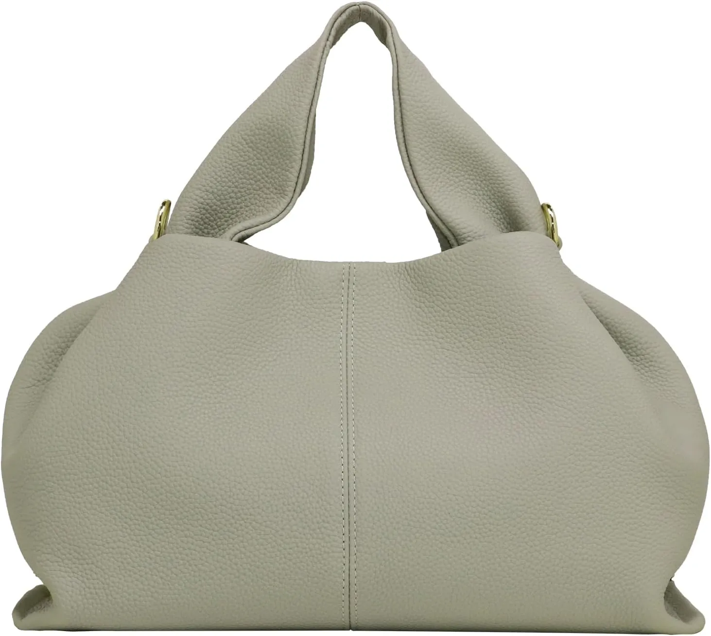 Genuine Leather Retro Shoulder Crossbody Bag for Women, Chic Dumpling Bag and Cute Cloud Handbag for Women
