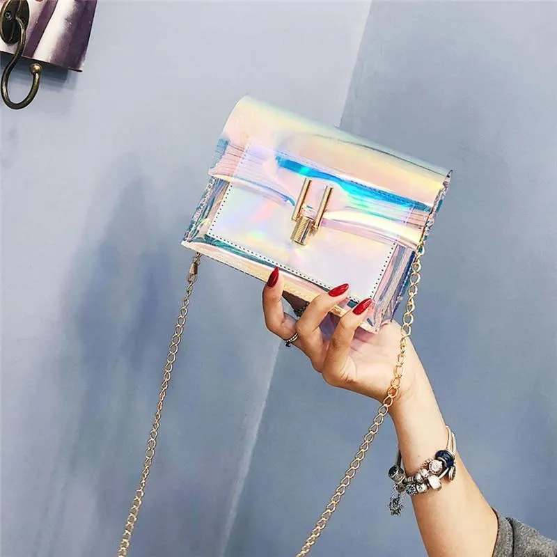 GEONYIEEK™ Transparent Modern Colored Purse