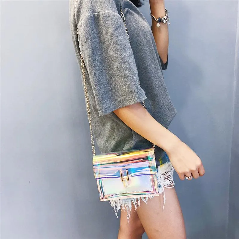 GEONYIEEK™ Transparent Modern Colored Purse