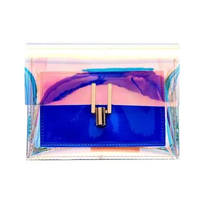 GEONYIEEK™ Transparent Modern Colored Purse