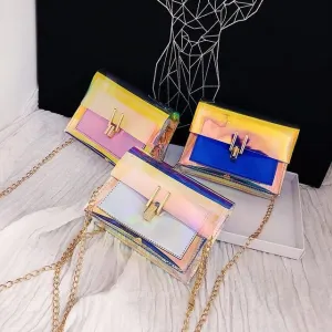 GEONYIEEK™ Transparent Modern Colored Purse
