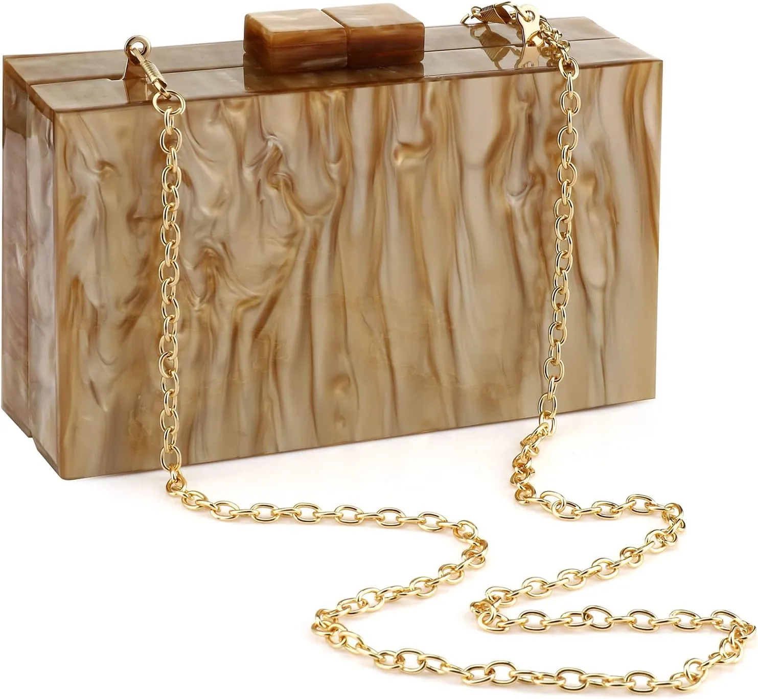 Gets Acrylic Clutch Purses for Women with Marbling Purses and Handbags Elegant Banquet Evening Crossbody Bag