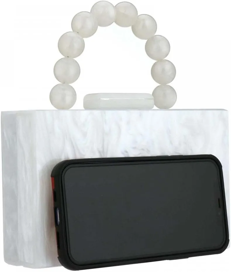 Gets Acrylic Clutch Purses for Women with Marbling Purses and Handbags Elegant Banquet Evening Crossbody Bag