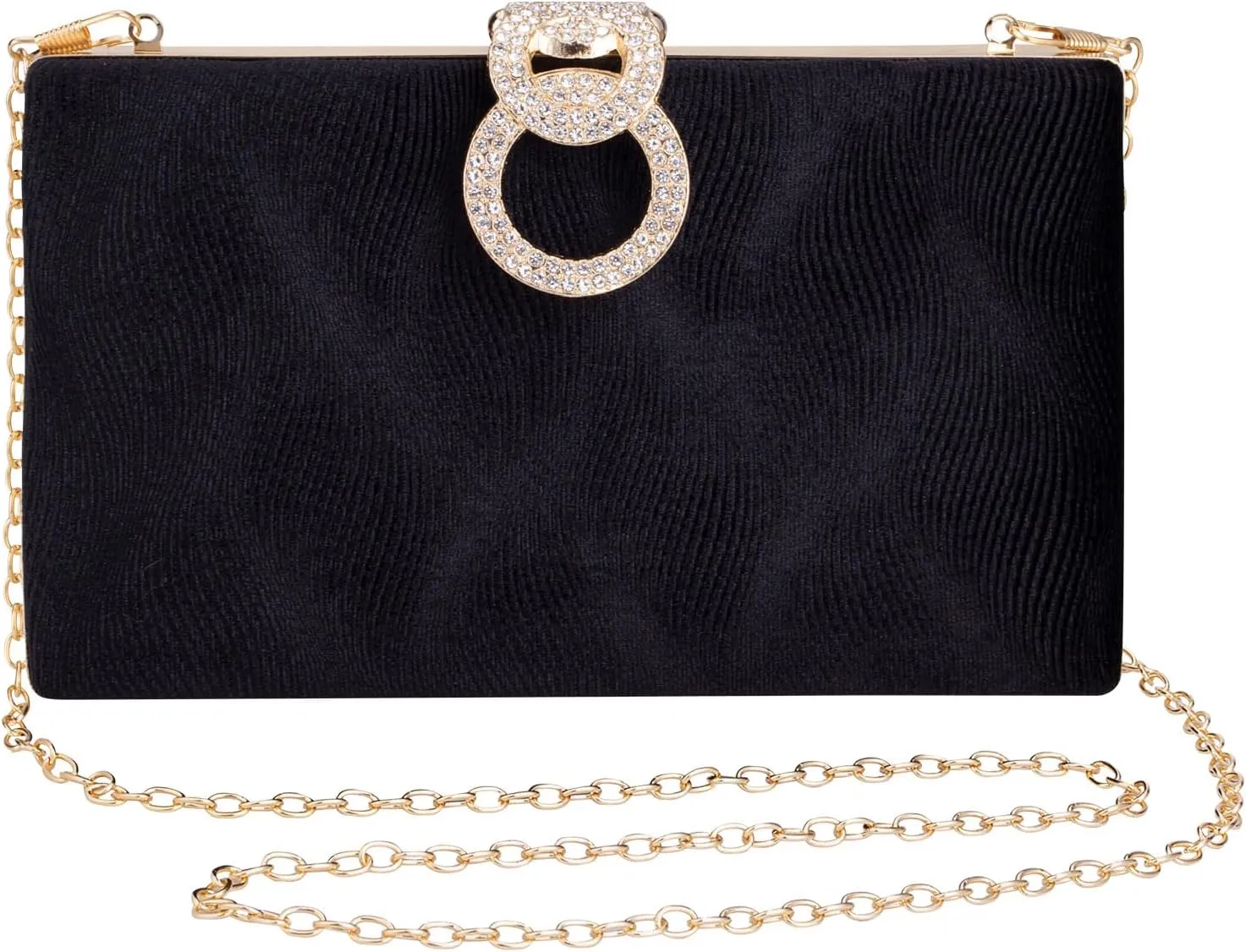 Gets Evening Clutch Purses for Women Handbags for Formal Bridal Wedding Party Cocktail Prom Small Crossbody Bag with Chain