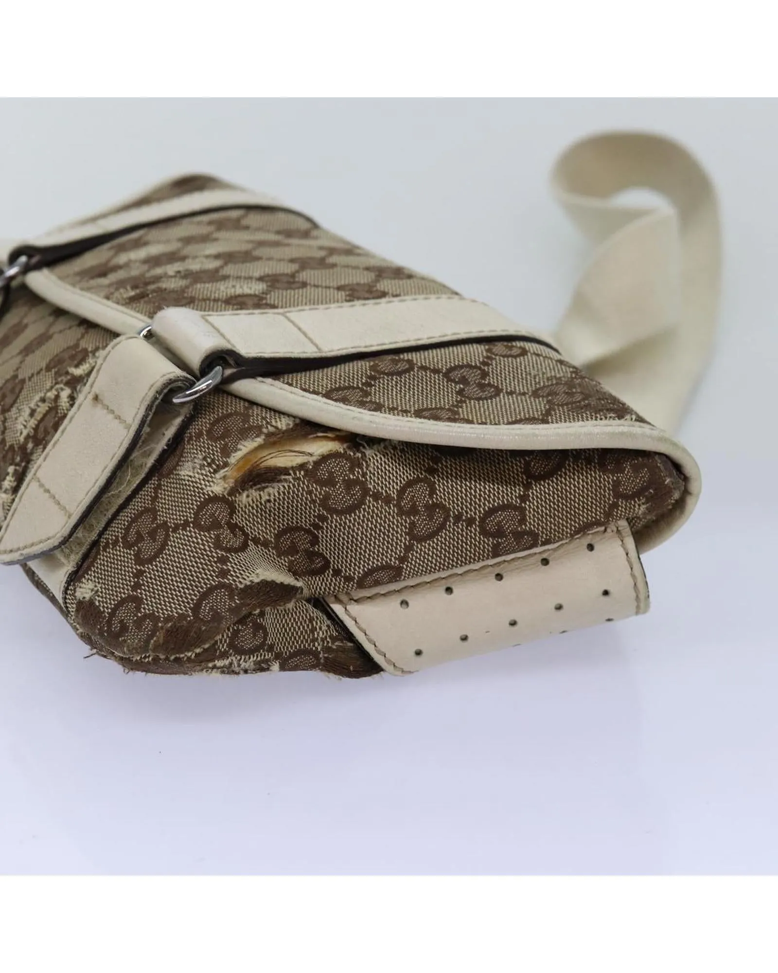GG Canvas Belt Bag BeigeBrown