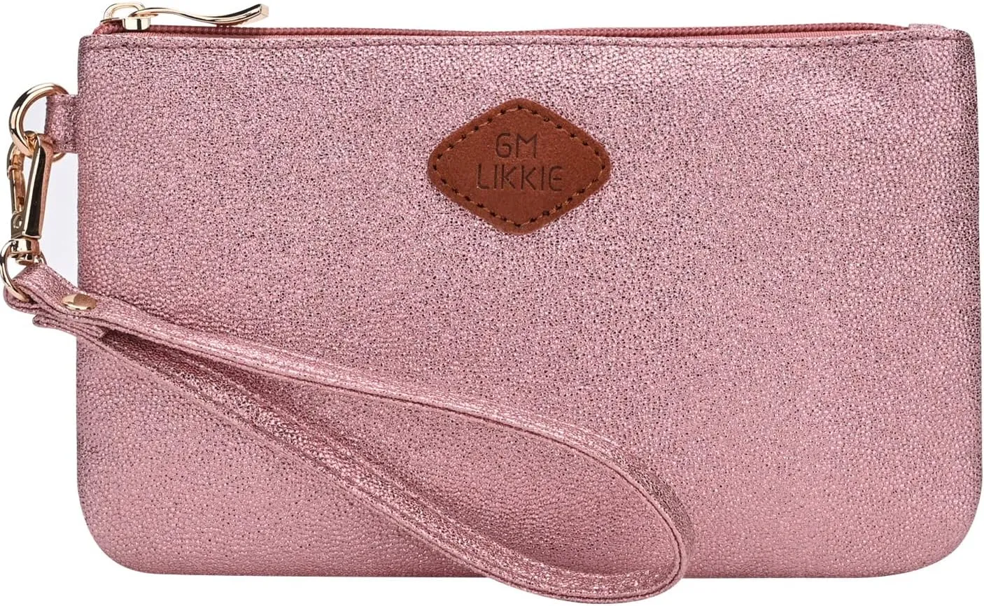 GM LIKKIE Wristlet Purse for Women, Evening Clutch Purse with strap for Party and Prom, Beach Bag for Summer