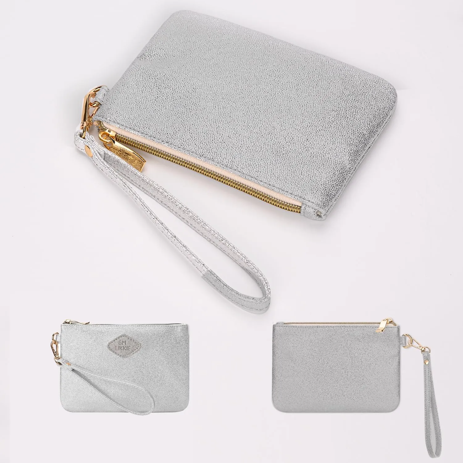 GM LIKKIE Wristlet Purse for Women, Evening Clutch Purse with strap for Party and Prom, Beach Bag for Summer