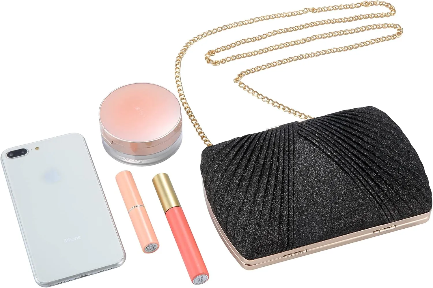 Gold Clutch - Evening Wedding Party Handbags