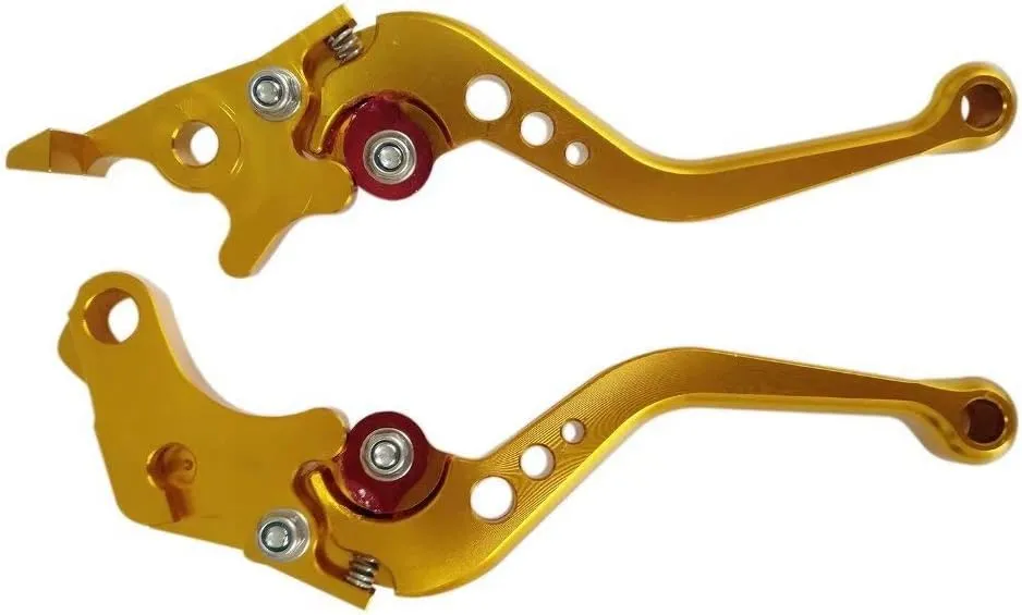 Gold CNC 6 Position Shorty Brake Clutch Lever for HYOSUNG GT250R 2006 2007 2008