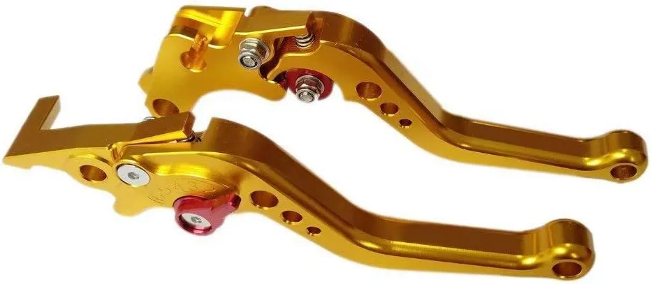 Gold CNC 6 Position Shorty Brake Clutch Lever for HYOSUNG GT250R 2006 2007 2008