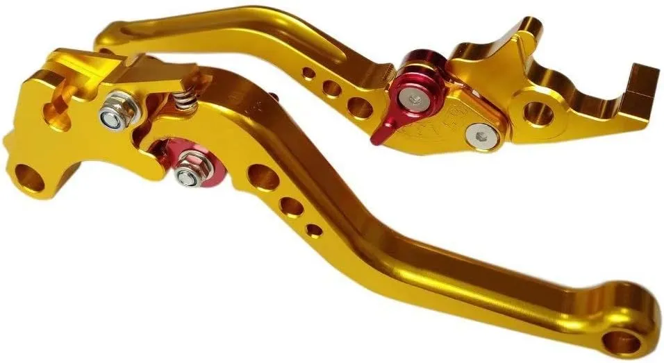 Gold CNC 6 Position Shorty Brake Clutch Lever for HYOSUNG GT250R 2006 2007 2008