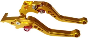 Gold CNC 6 Position Shorty Brake Clutch Lever for HYOSUNG GT250R 2006 2007 2008