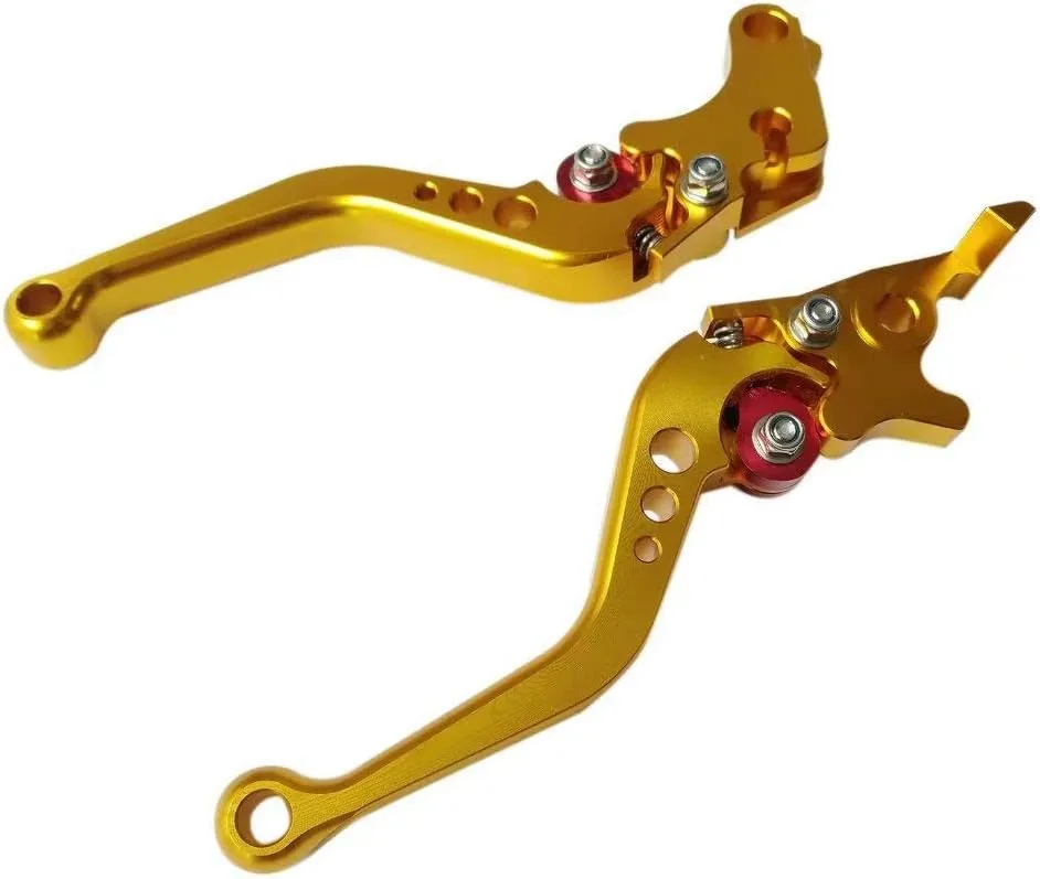 Gold CNC 6 Position Shorty Brake Clutch Lever for HYOSUNG GT250R 2006 2007 2008