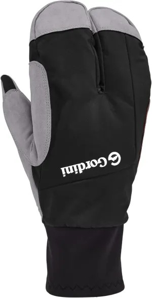 Gordini Women's XC Split Mitten, Black Grey, Medium