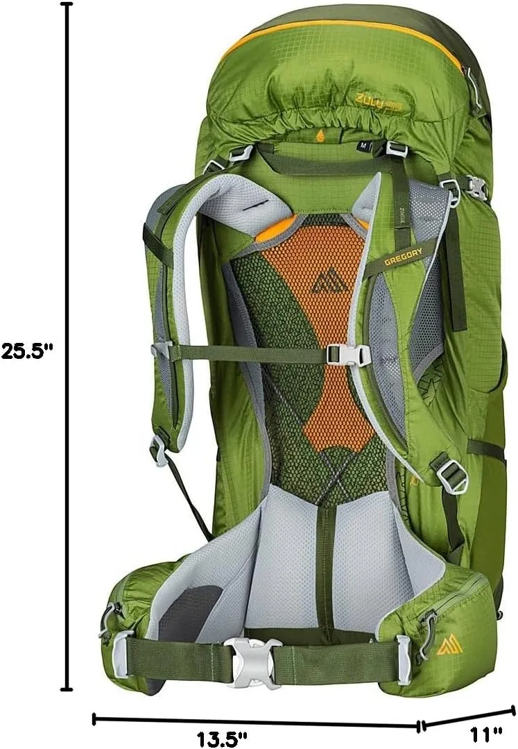 Gregory Mountain Products Zulu 55 Liter Men's Multi Day Hiking Backpack