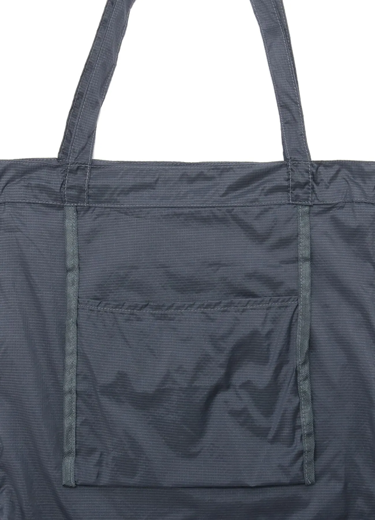 GREY RIPSTOP ECOBAG WITH POUCH