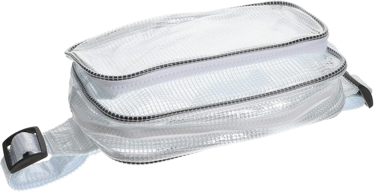 Grid Static Electricity Pvc Waist Bag Engineer Tool Bag for Men and Women for Travel Sports and Home Use