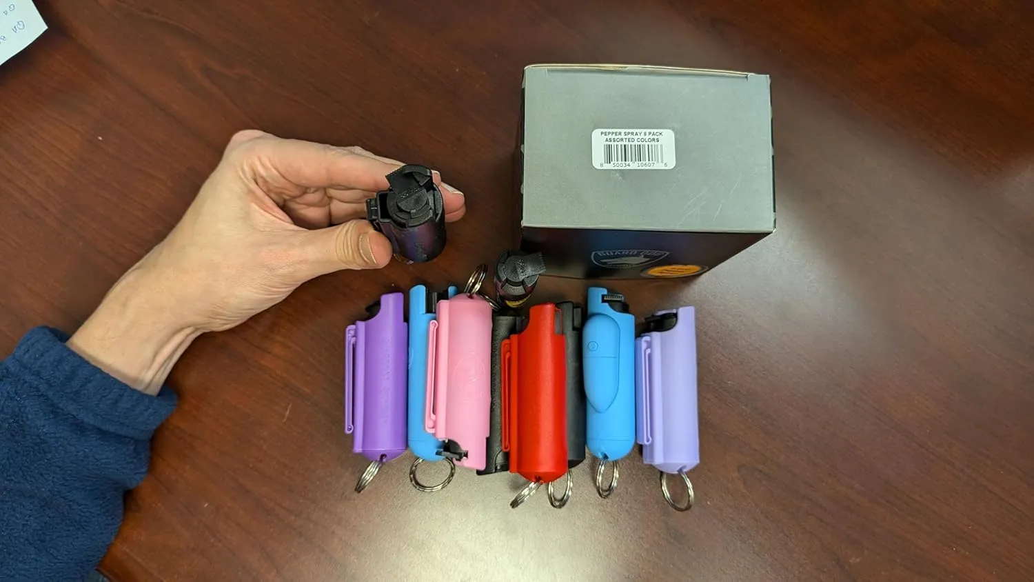 Guard Dog Security Quick Action Pepper Spray Self Defense Keychain, Maximum Strength 1.44 MC, OC Spray, 16-Foot Range, Twist-Lock Safety, Belt Clip for Easy Carry for Women and Men, Made in USA