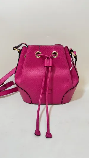 Gucci Preloved Pink Monogram Bucket Bag