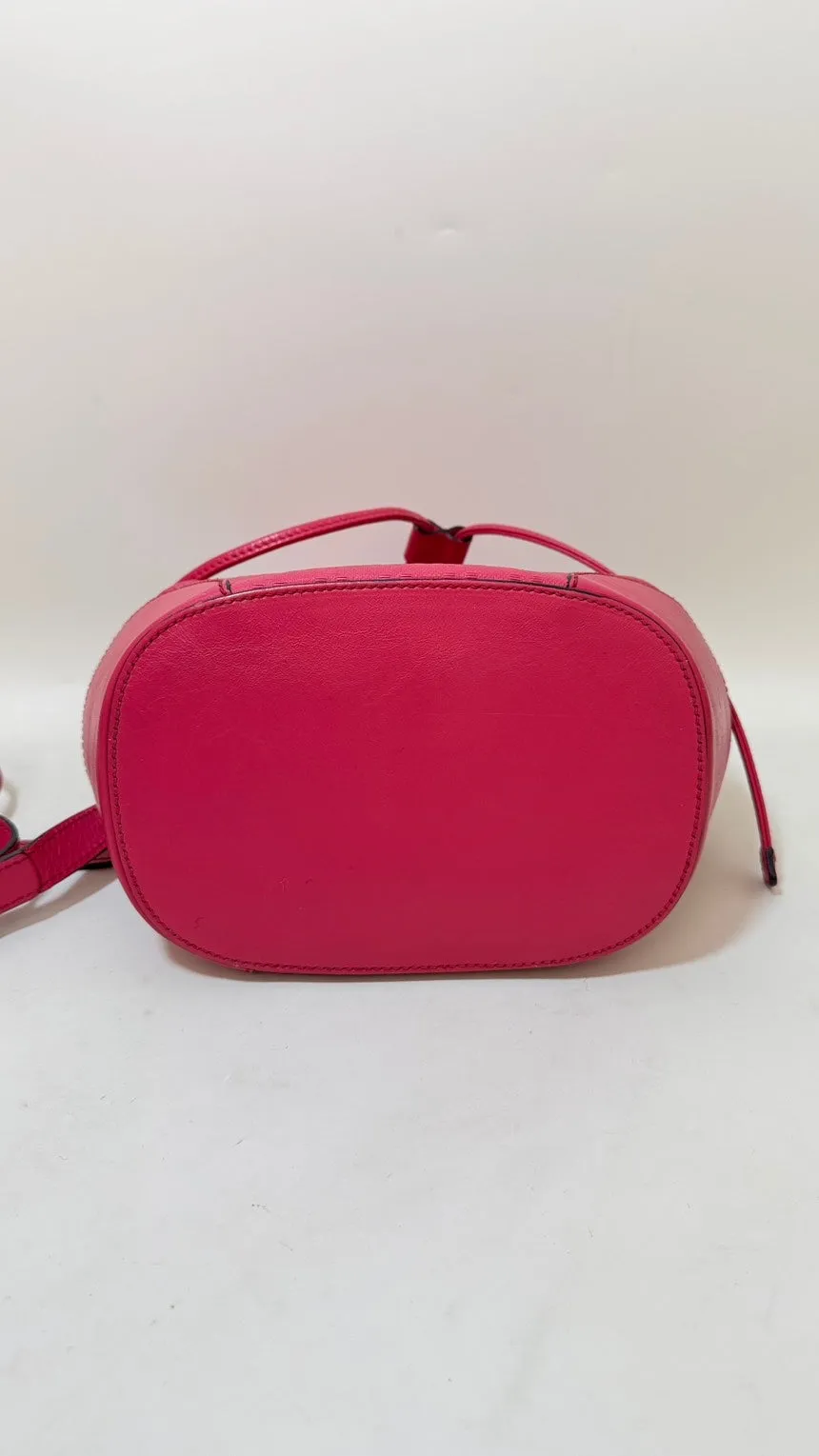 Gucci Preloved Pink Monogram Bucket Bag