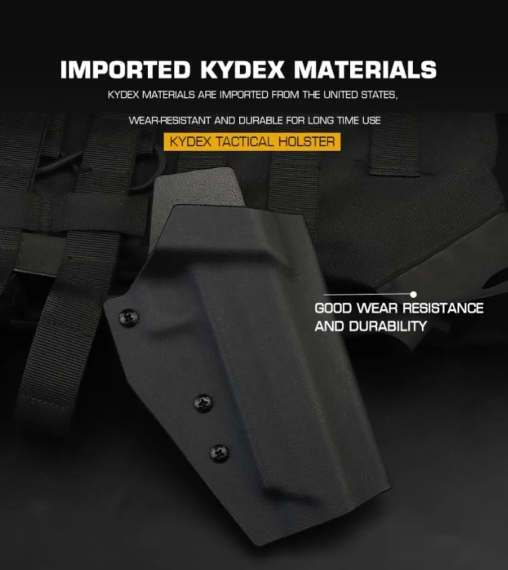 Gun Holster K.ydex Lightweight Material for T.TI 2011 C.OMBAT M.Aster Hunting Airsoft CS Games Quick Draw Holsters