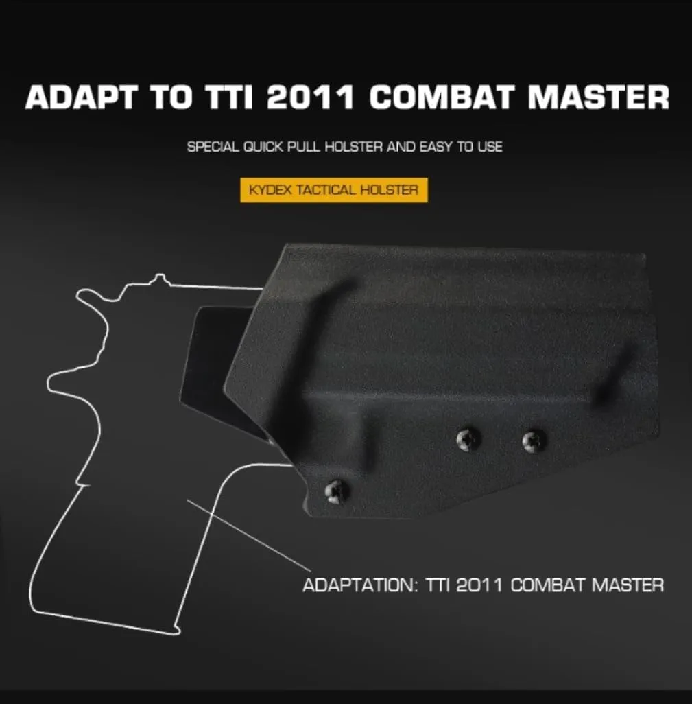 Gun Holster K.ydex Lightweight Material for T.TI 2011 C.OMBAT M.Aster Hunting Airsoft CS Games Quick Draw Holsters