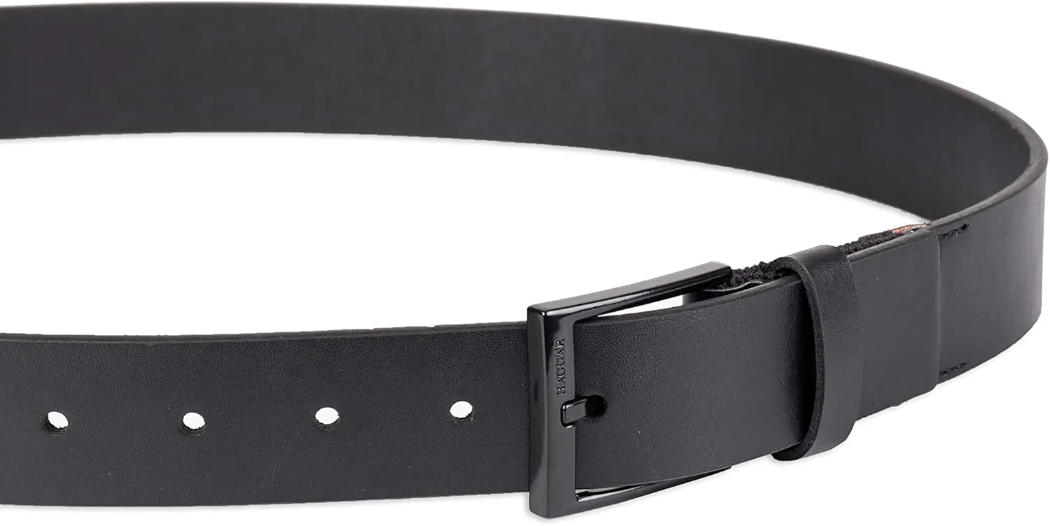Haggar Men's Essential Belt-Dress and Casual