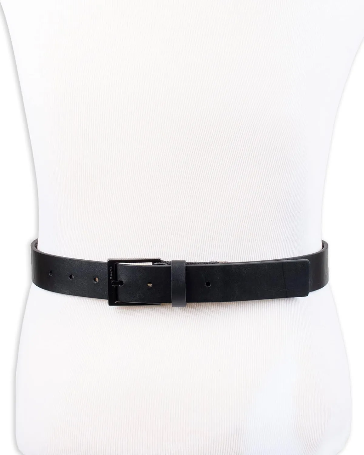 Haggar Men's Essential Belt-Dress and Casual
