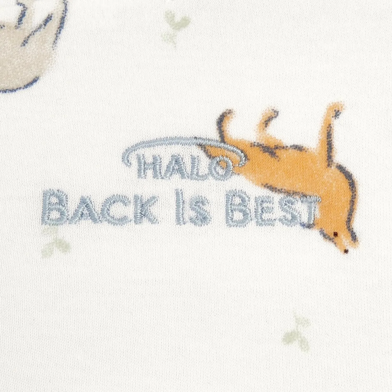 HALO 100% Cotton Sleepsack Swaddle, 3-Way Adjustable Wearable Blanket, TOG 1.5, Forest Friends, Small, 3-6 Months