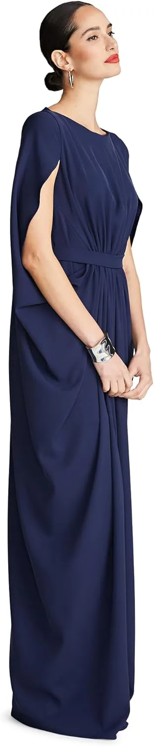 HALSTON Women's Starla Gown in Fluid Crepe