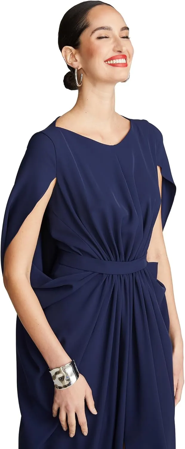 HALSTON Women's Starla Gown in Fluid Crepe