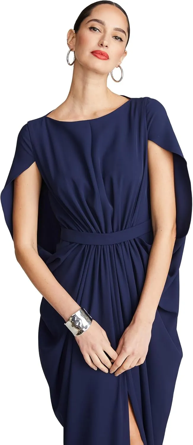 HALSTON Women's Starla Gown in Fluid Crepe