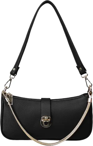 Handbags for Women Vegan Leather Women's Underarm Bag Shoulder Bag for Women Retro Clutch Hobo Purse