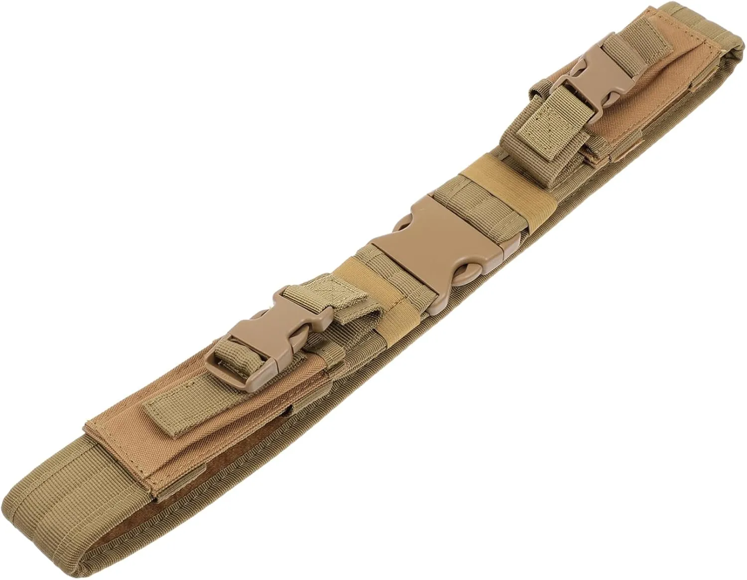Happyyami Professional Outdoor Waist Belt Compact Utility Training Belt for Hiking Camping Fishing Lightweight Sturdy Design Quick-Release Buckle