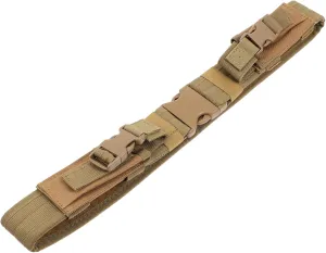 Happyyami Professional Outdoor Waist Belt Compact Utility Training Belt for Hiking Camping Fishing Lightweight Sturdy Design Quick-Release Buckle