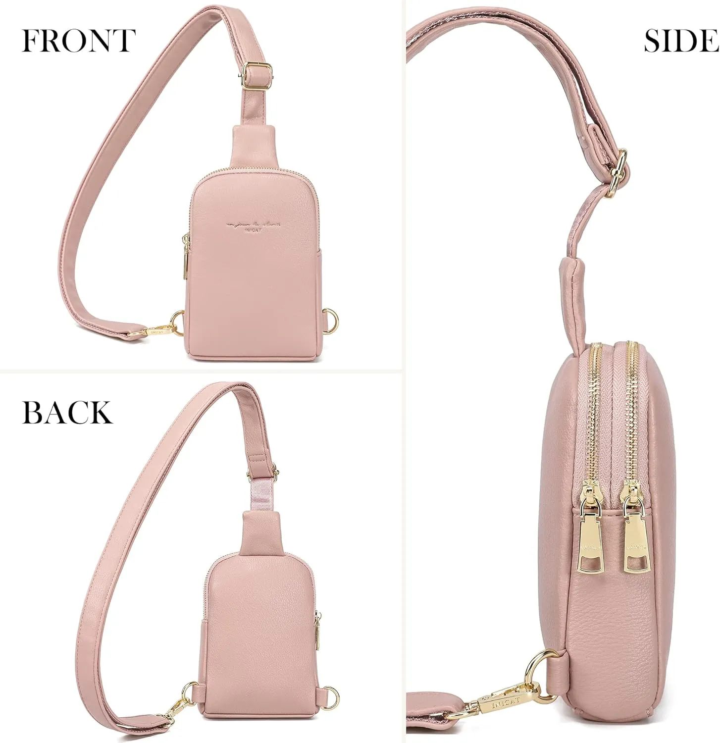 Haytijoe Small Crossbody Sling Bag for Women Travel Purses Anti Theft Cross Body Bag for Woman Fanny Packs