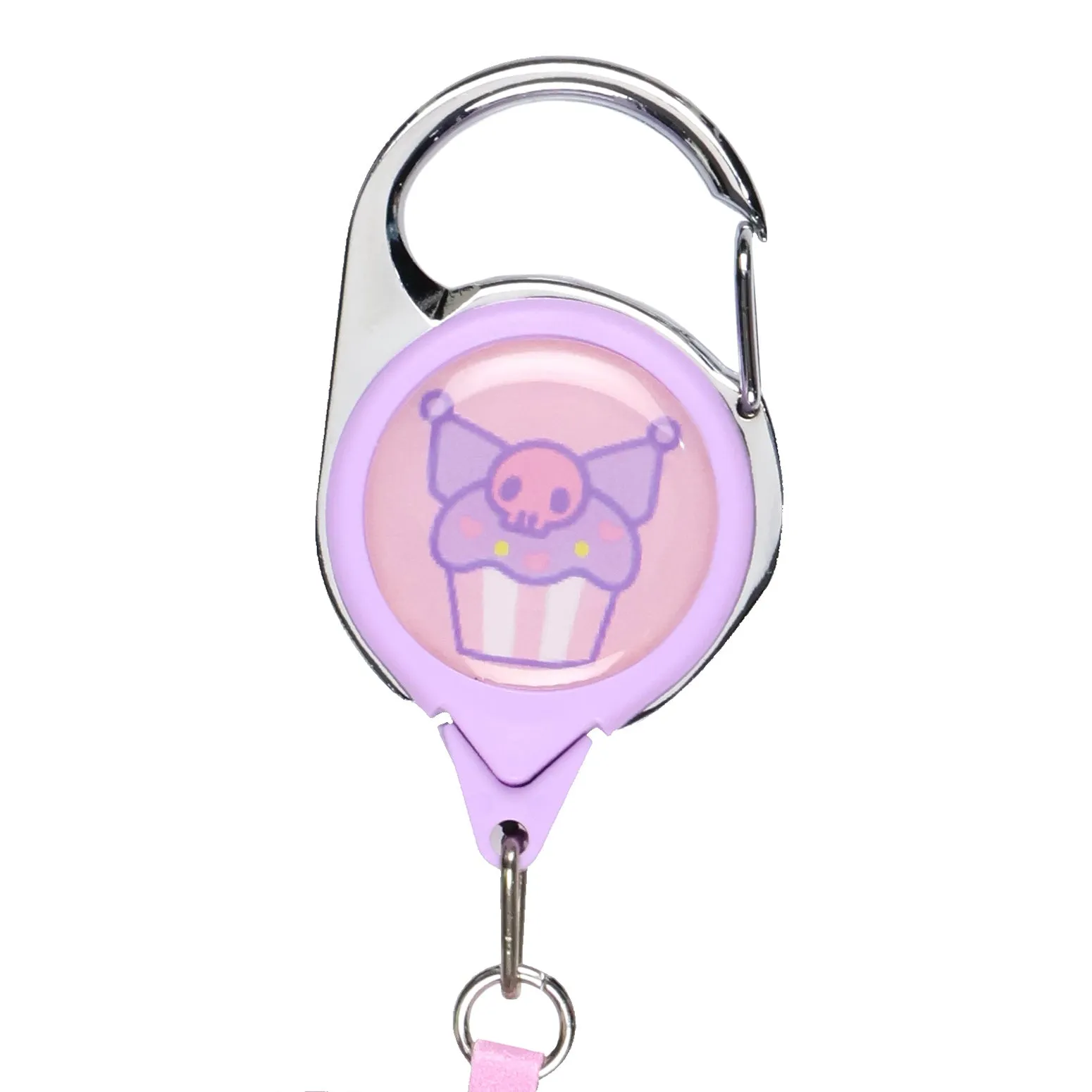 Hello Kitty and Friends Snack Shop Kuromi Retractable ID Badge Holder Lanyard