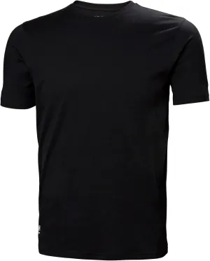 Helly-Hansen Manchester Men’s T-Shirts 100% Cotton Short Sleeve Crewneck Shirts with Ribbed Collar, Side Seams