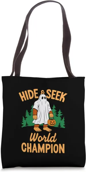 Hide & Seek World Champion Bigfoot Ghost Tote Bag