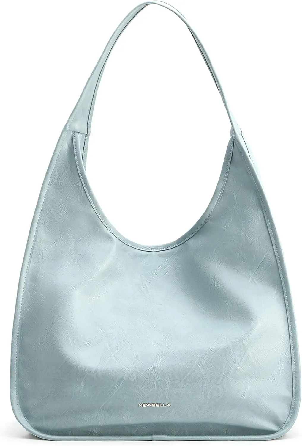 Hobo Purse, PU Leather Shoulder Bag, Tote Handbag for Work and Travel