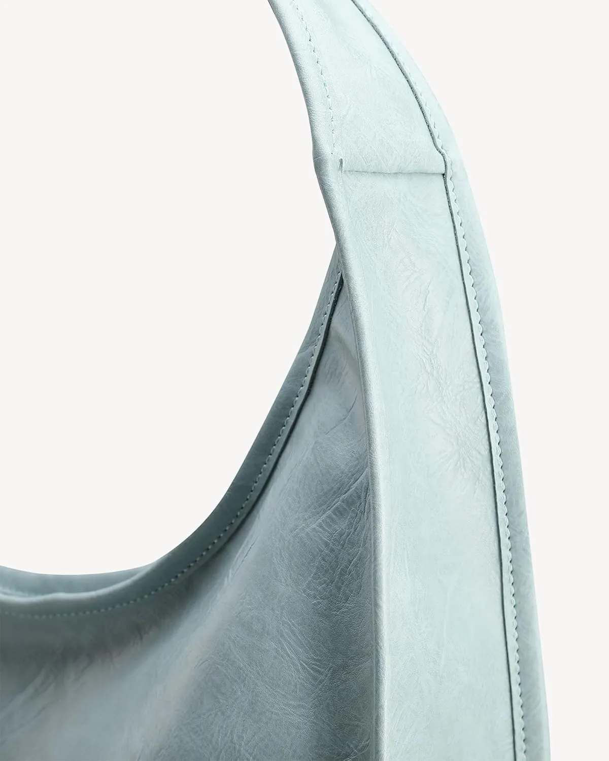 Hobo Purse, PU Leather Shoulder Bag, Tote Handbag for Work and Travel