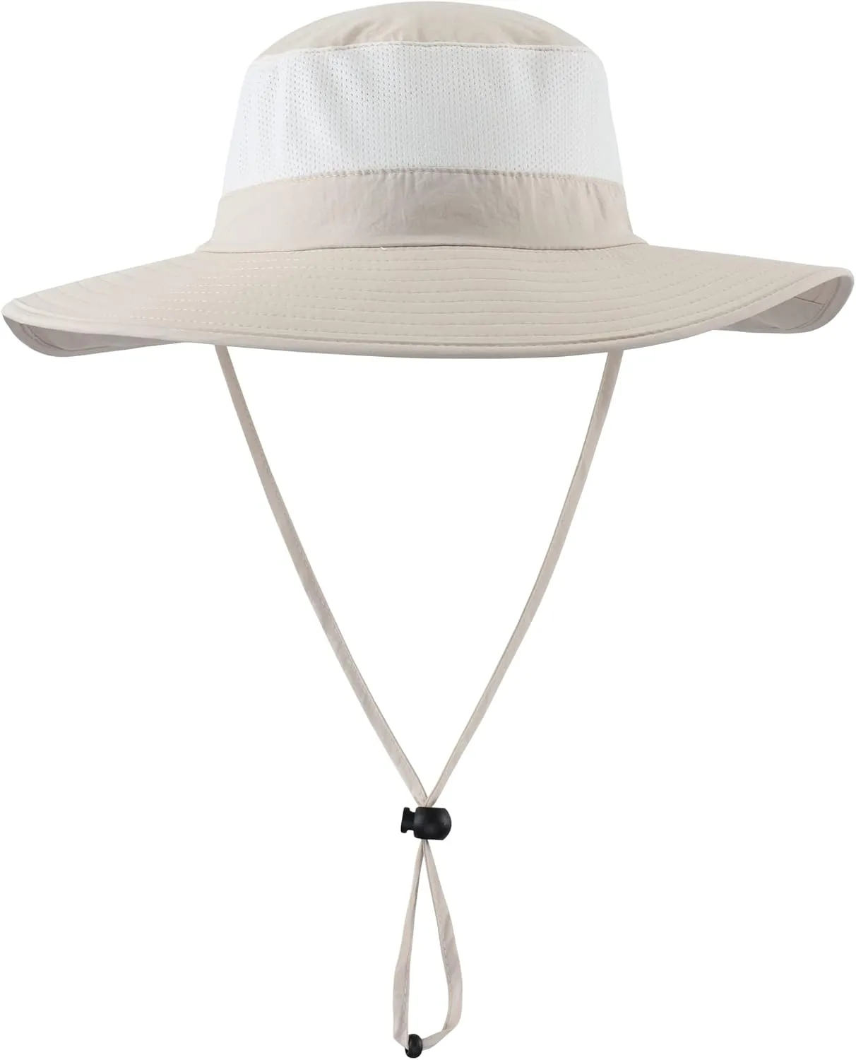 Home Prefer Outdoor UPF50  Mesh Sun Hat Wide Brim Fishing Hat with Neck Flap Sun Hat for Men Women