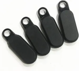 HOMSFOU 32PCS Durable PVC Zipper Head for Handbags and Luggage Injection Molding Silicone Drop Design Fits Zipper Rails Black Color for Long Lasting Use