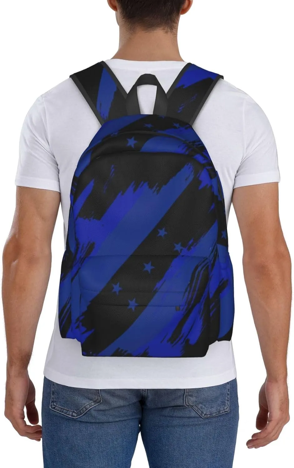 Honduran Flag Large Travel Backpack Casual Backpacks Laptop Daypack Working Rucksack Lightweight Back Pack Sports Bag with Adjustable Shoulder Strap
