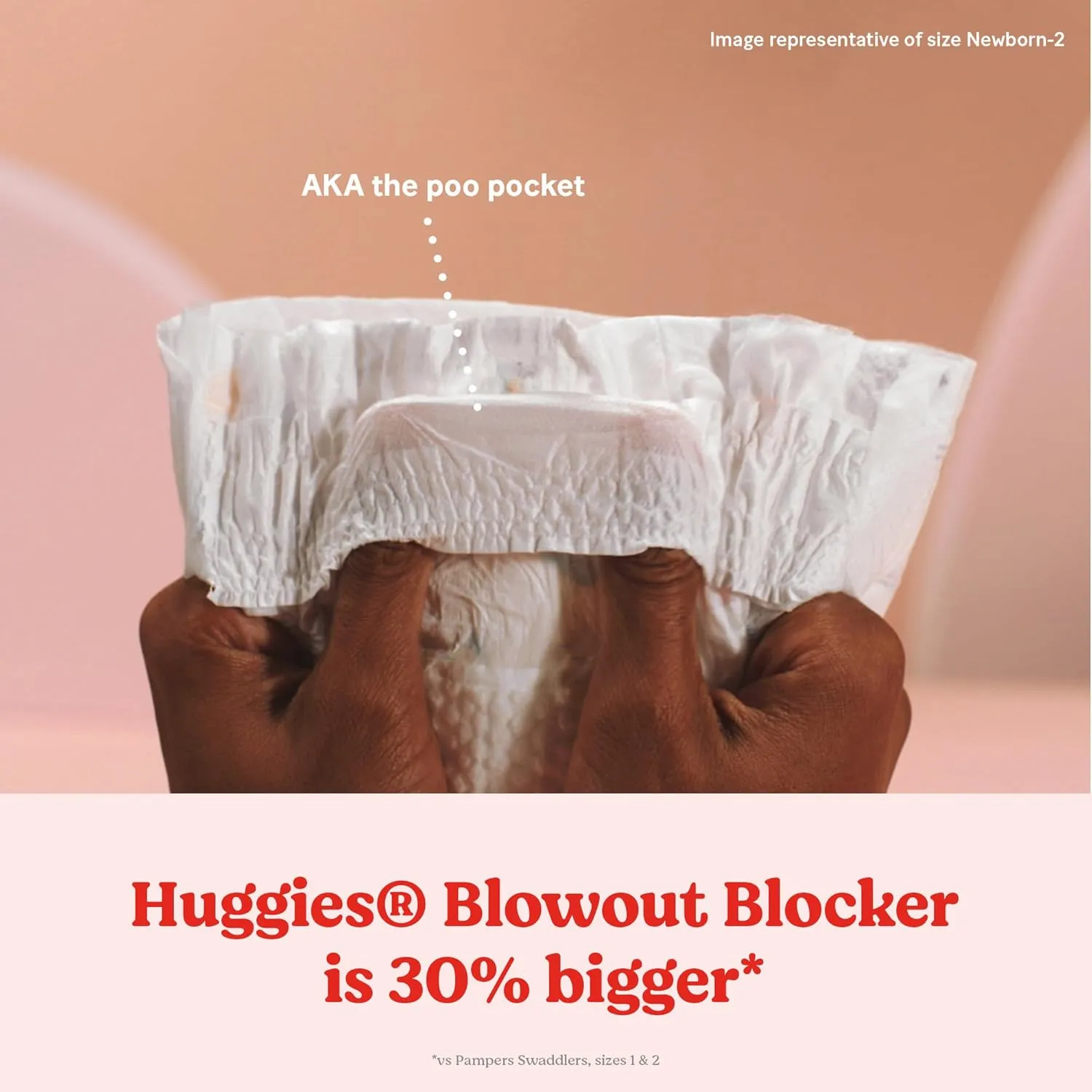 Huggies Newborn Diapers, Little Snugglers Newborn Diapers, Size Newborn (up to 10 lbs), 144 Count, White