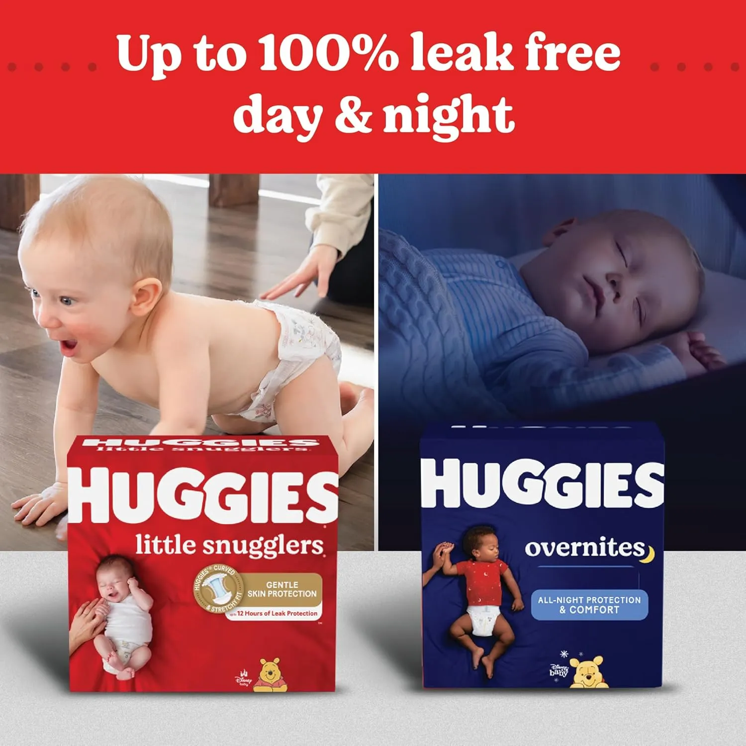 Huggies Newborn Diapers, Little Snugglers Newborn Diapers, Size Newborn (up to 10 lbs), 144 Count, White