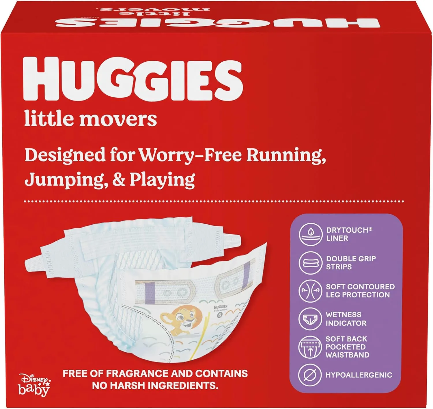 Huggies Size 7 Diapers, Little Movers Baby Diapers, Size 7 (41  lbs), 88 Count, Packaging May Vary