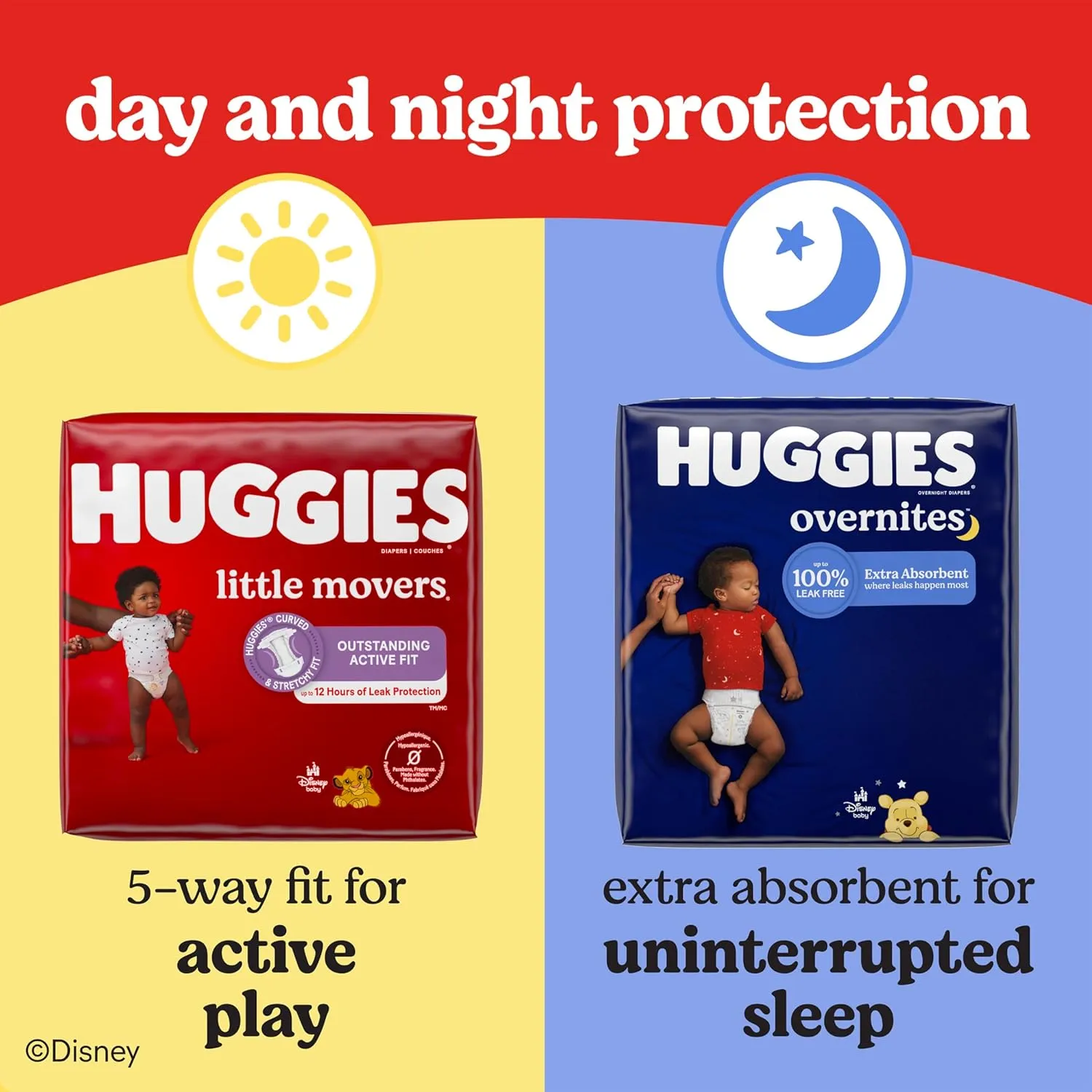 Huggies Size 7 Diapers, Little Movers Baby Diapers, Size 7 (41  lbs), 88 Count, Packaging May Vary