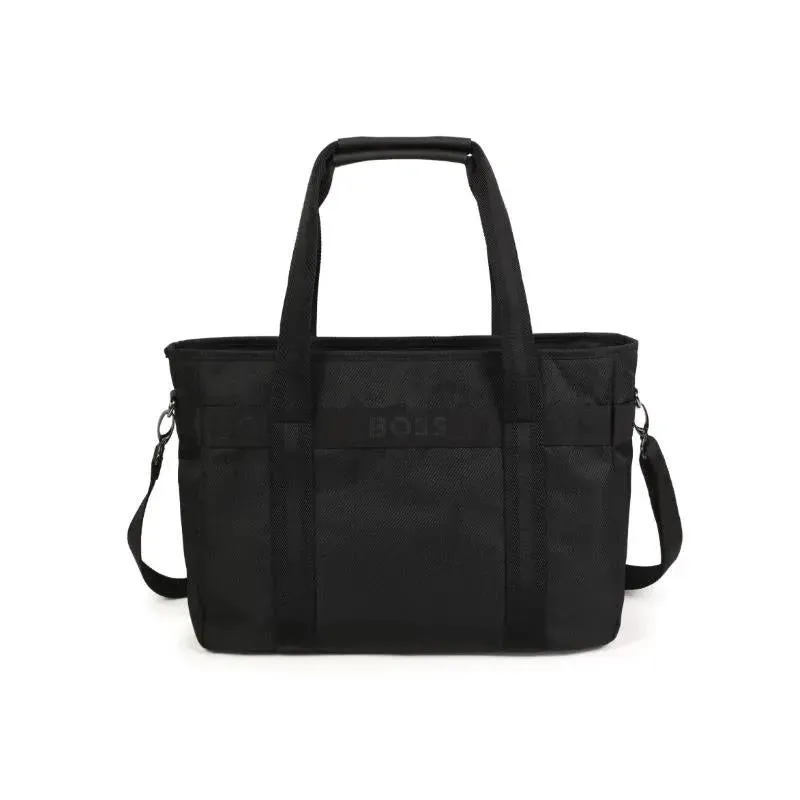 Hugo Boss Baby - Logo Applique Changing Bag Black